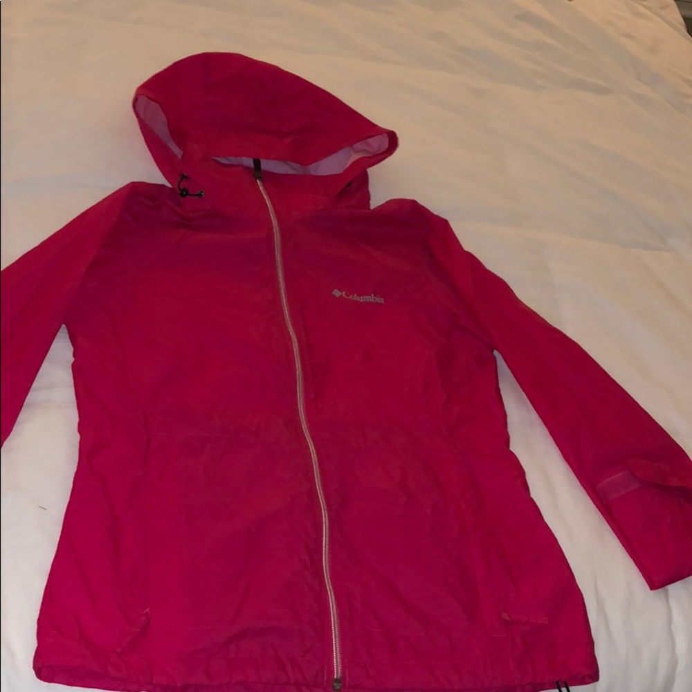 Columbia Hot Pink Raincoat